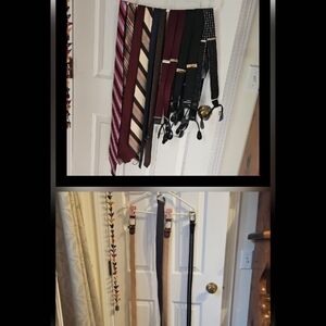 Men's 6 Ties, 3 Suspenders, 4 Belts